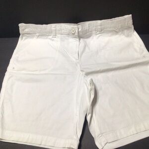 Karen Scott Women’s White Size 14 Casual Shorts